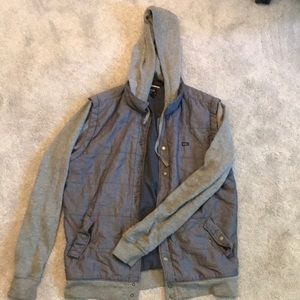 RVCA Button-Up Hoodie